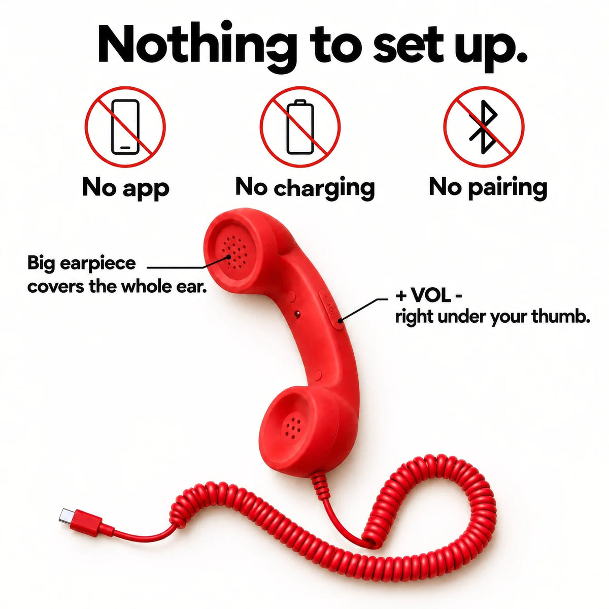 Retro Handset iPhone & Android Compatible