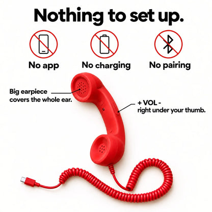 Retro Handset iPhone & Android Compatible